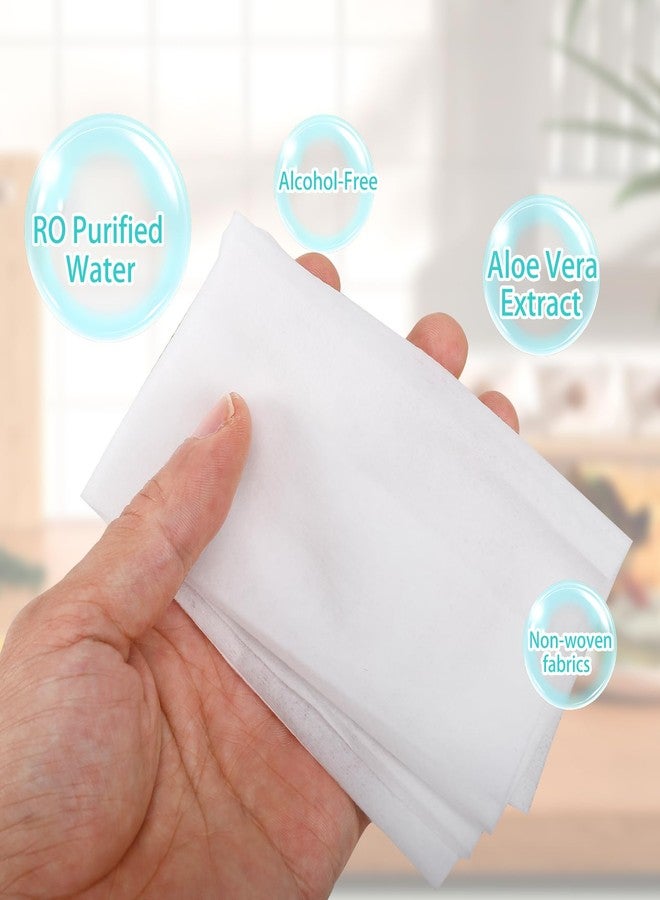 Cptoion 200pcs Body Wet Wipes Individually Wrapped, Wet Wipe with Aloe, Hand Wipe for Travel Gym Camping, Adults Bathing No Rinse - Image 3